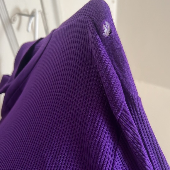 NWT Lauren Ralph Lauren purple long sleeve size: 1X - Picture 4 of 10